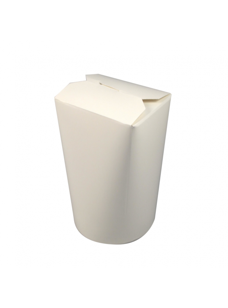 Vienkartinė dėžutė WOK (balta, 750 ml., 50 vnt.)