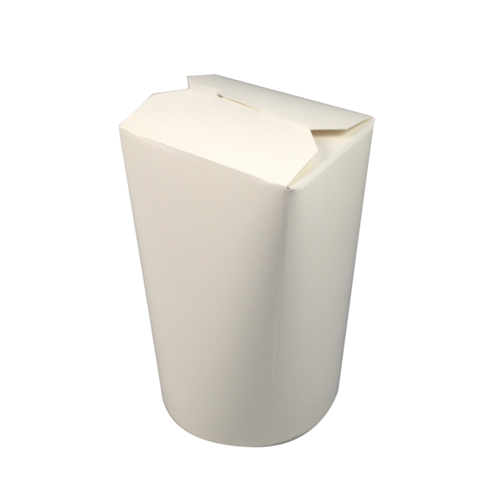 Vienkartinė dėžutė WOK (balta, 750 ml., 50 vnt.)