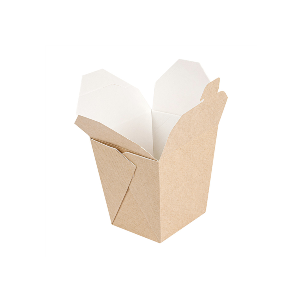 Vienkartinė dėžutė WOK THEPACK (ruda, 480 ml., 40 vnt.)