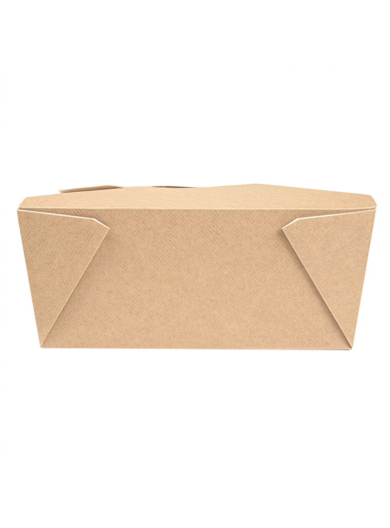 Disposable box THEPACK AMERIKA (brown, 2880 ml., 50 pcs.)