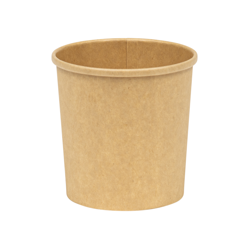 Vienkartinis indelis ECO SOUP (rudas, 750 ml., 50 vnt.)