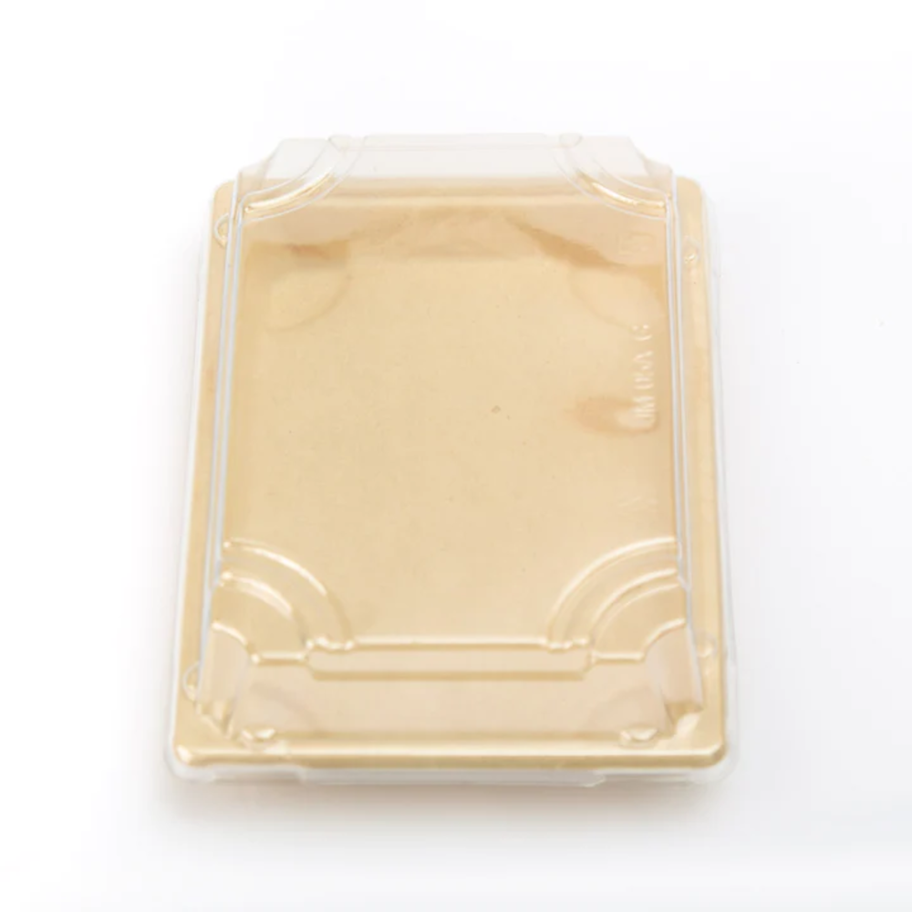 Dėžutė sushi iš cukranendrių (18,5 x 12,8 x h2,1 cm., 50 vnt.)