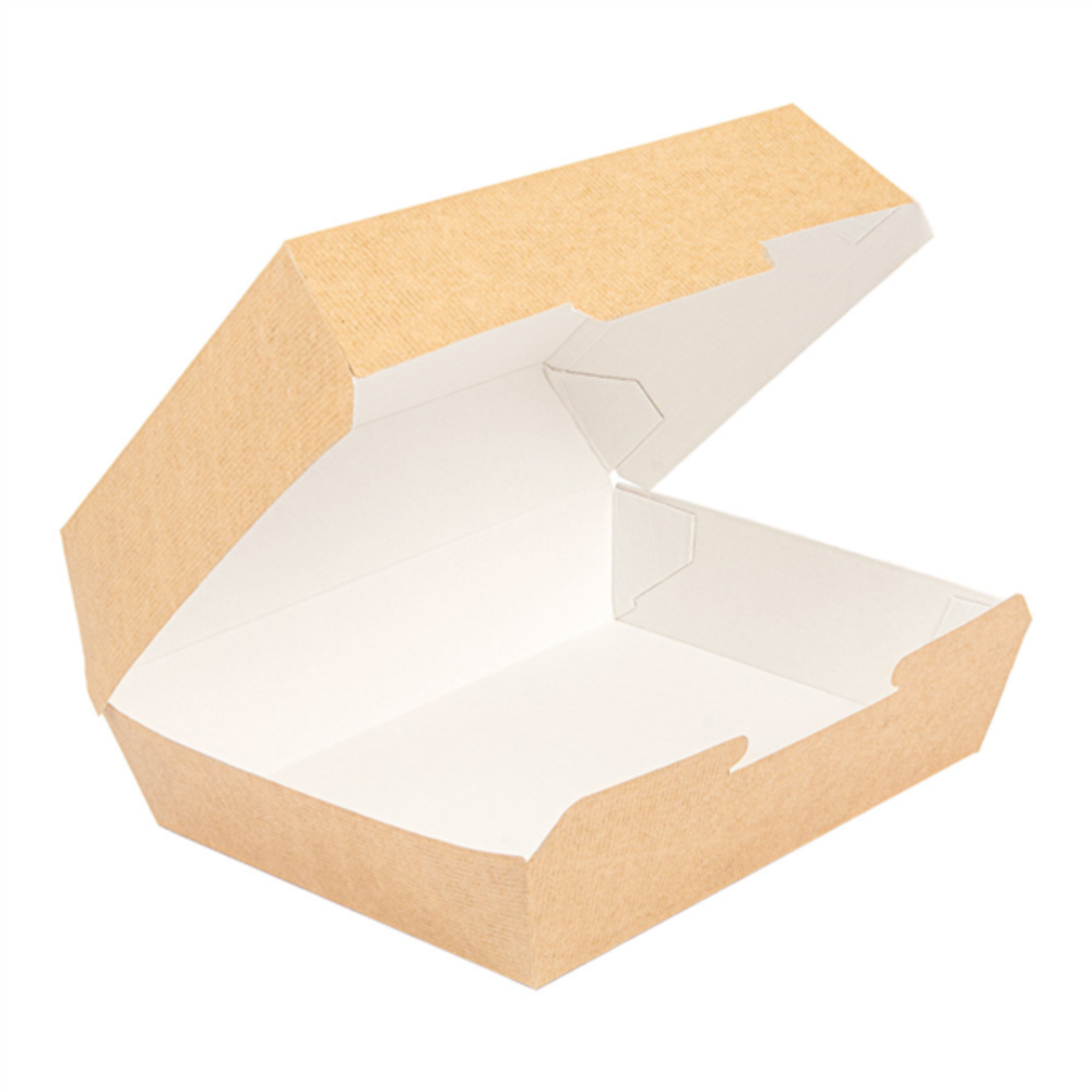Dėžutė LUCHBOX THEPACK (ruda, 22,5 x 18 x 9 cm., 50 vnt.)