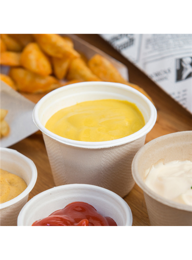 Vienkartinis indelis padažui iš cukranendrių pluošto (140 ml., 50vnt.)