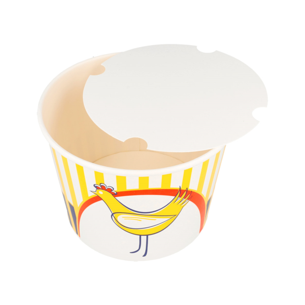 Vienkartinis indelis su dangteliu vištienai (2550 ml., 50 vnt.)