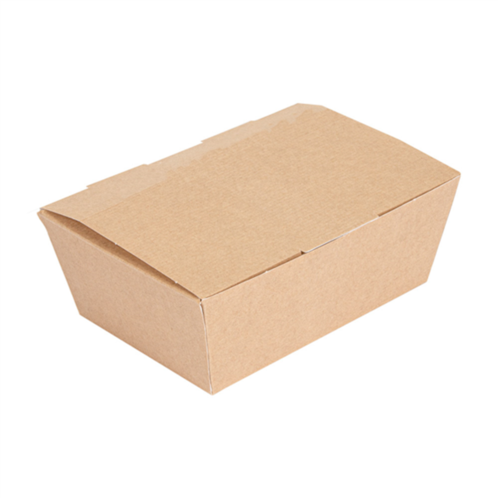 Disposable box THEPACK (brown, 14 x 9.7 x 5 cm., 60 pcs.)