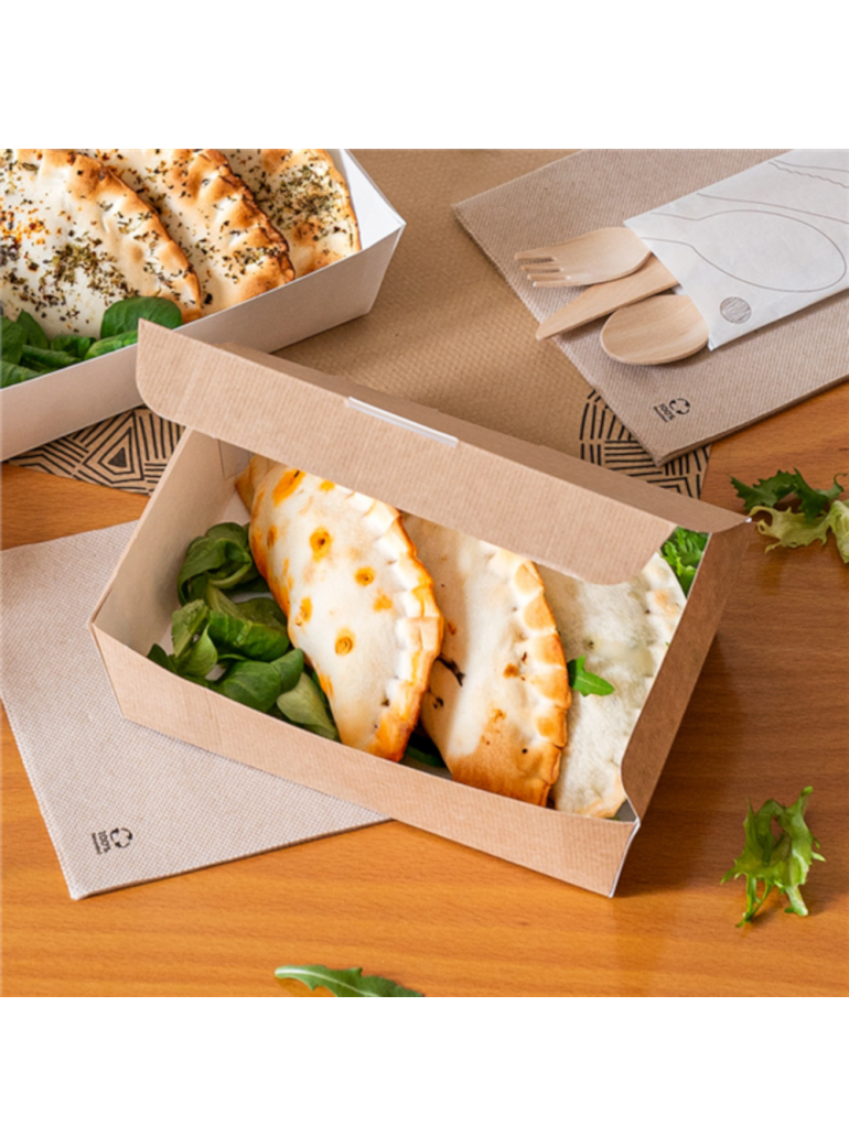 Dėžutė THEPACK (ruda, 14 x 9,7 x 5 cm., 60 vnt.)