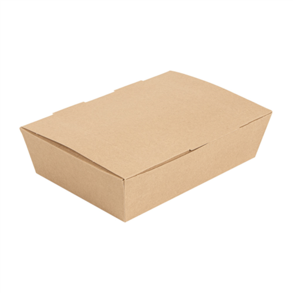 Vienkartinė dėžutė THEPACK (ruda, 20 x 15 x 5 cm., 60 vnt.)