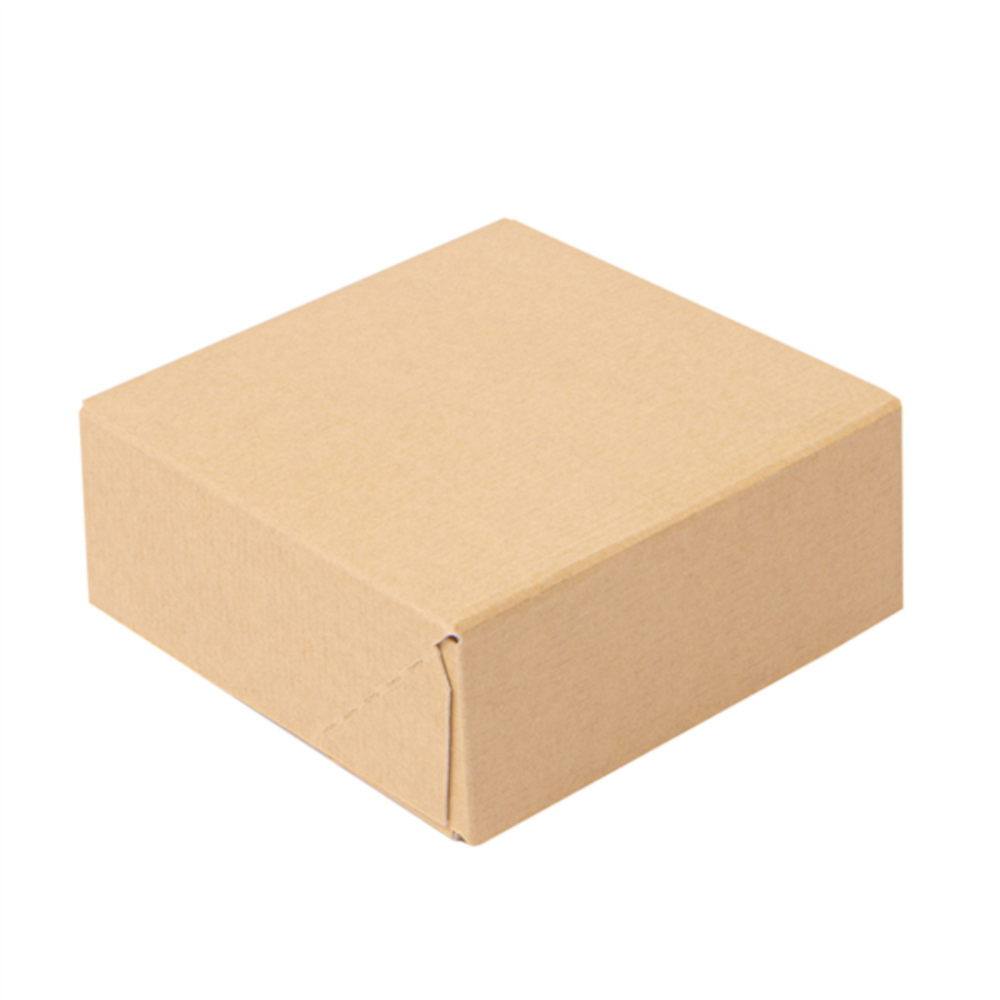 Vienkartinė dėžutė THEPACK sušiams (ruda, 10 x 10 x h4 cm., 50 vnt.)