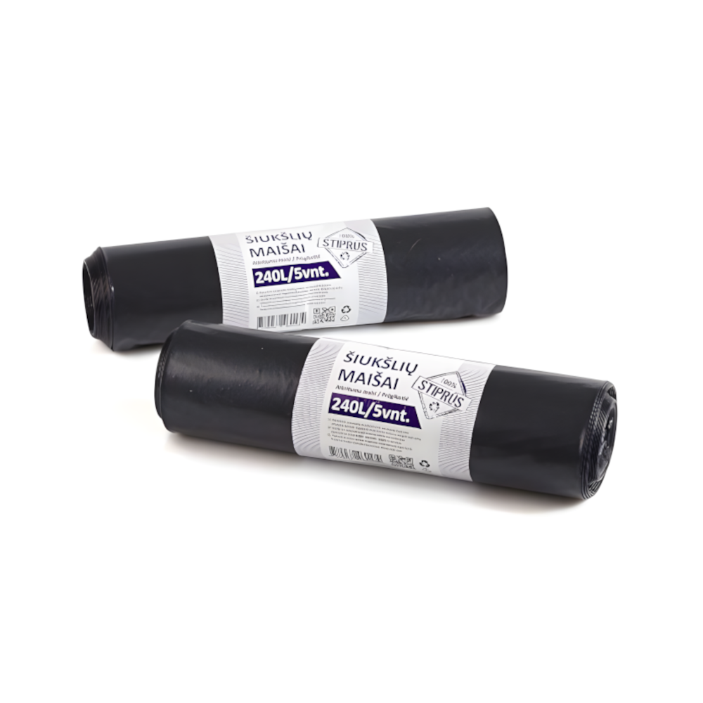 Garbage bags strong 240 l. (25 pcs.) Garbage bags strong 240 l. (25 pcs.)