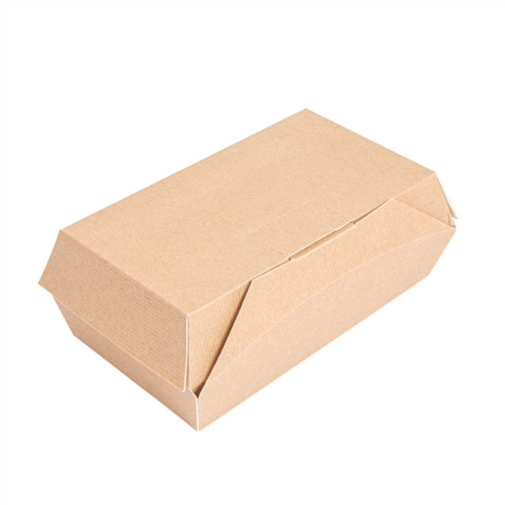 Vienkartinė dėžutė Paperlock THEPACK (ruda, 19,5 x 12,5 x 7 cm., 50 vnt.)