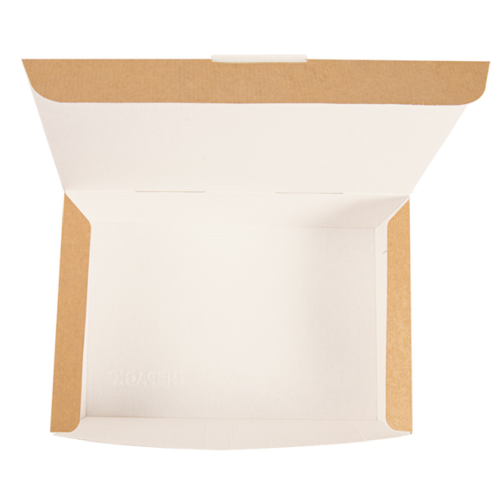 Dėžutė THEPACK (ruda, 21 x 18 x 5,5 cm., 60 vnt.)