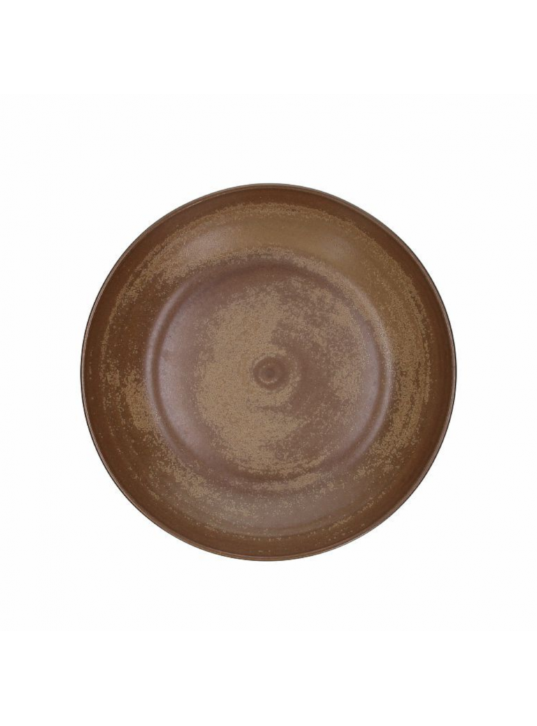 Lėkštė gili, TERRACOTTA BROWN BISCUIT, Ø25 cm.
