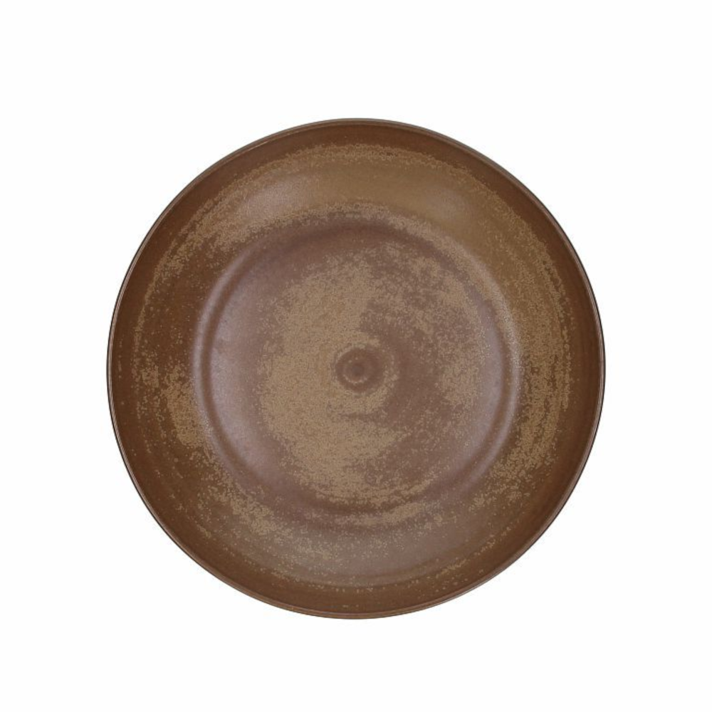 Lėkštė gili, TERRACOTTA BROWN BISCUIT, Ø25 cm.