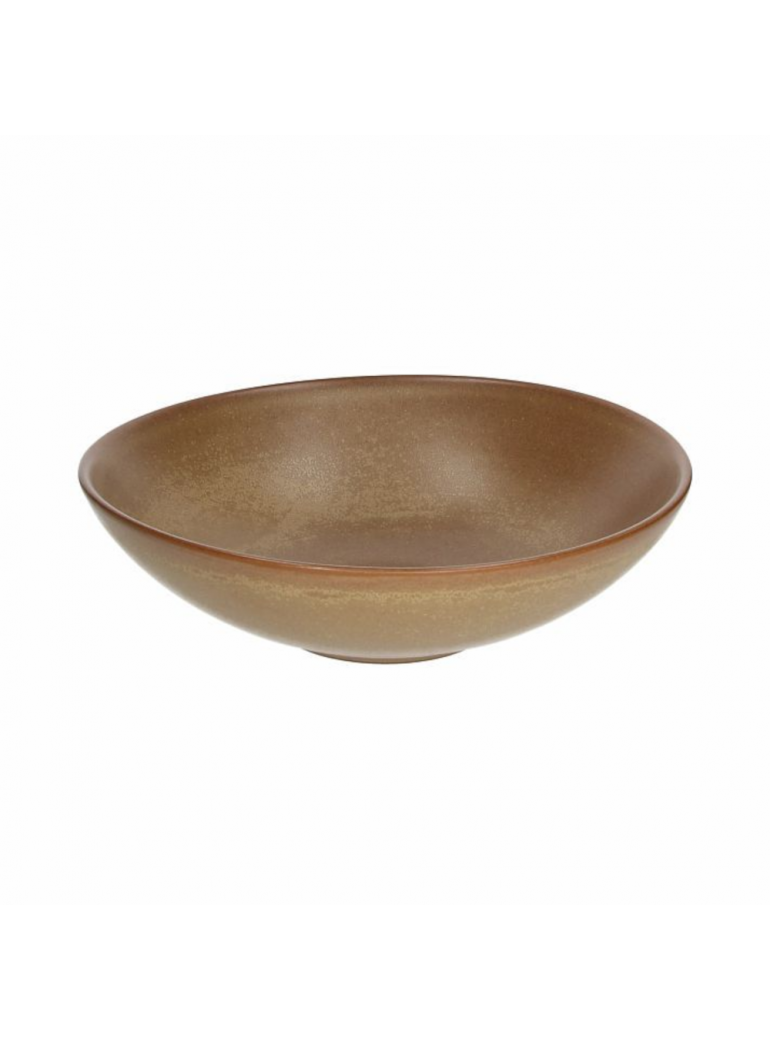 Dubuo, TERRACOTTA BROWN BISCUIT, Ø23 cm.
