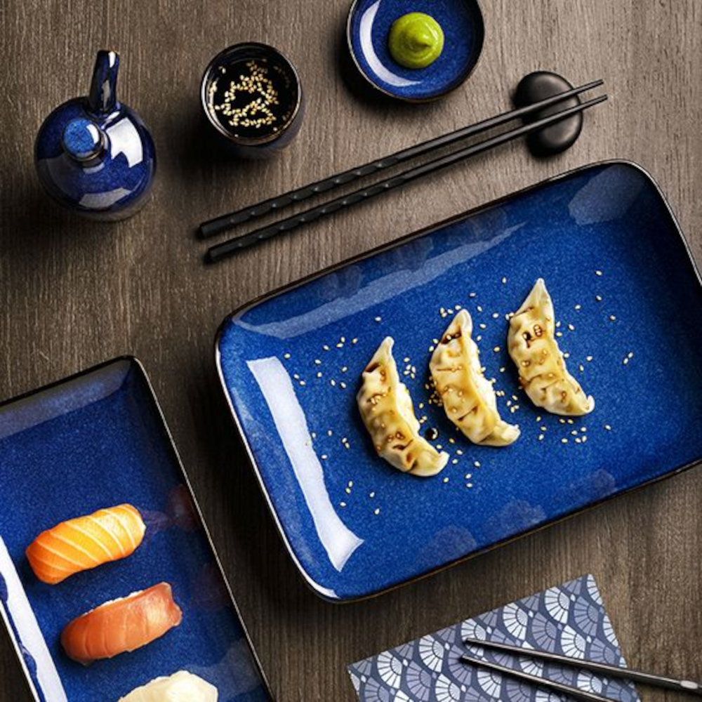 Dubuo JAP, mėlynas, Ø18,5 x h8,5 cm, 1200 ml.