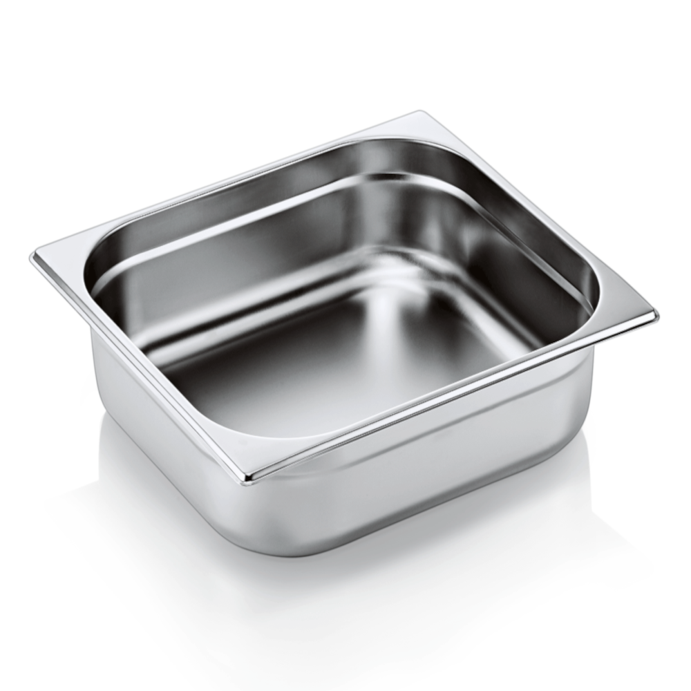 GN container 2/3 (stainless steel, 32.5 x 35.4 + h15., 12 l.)