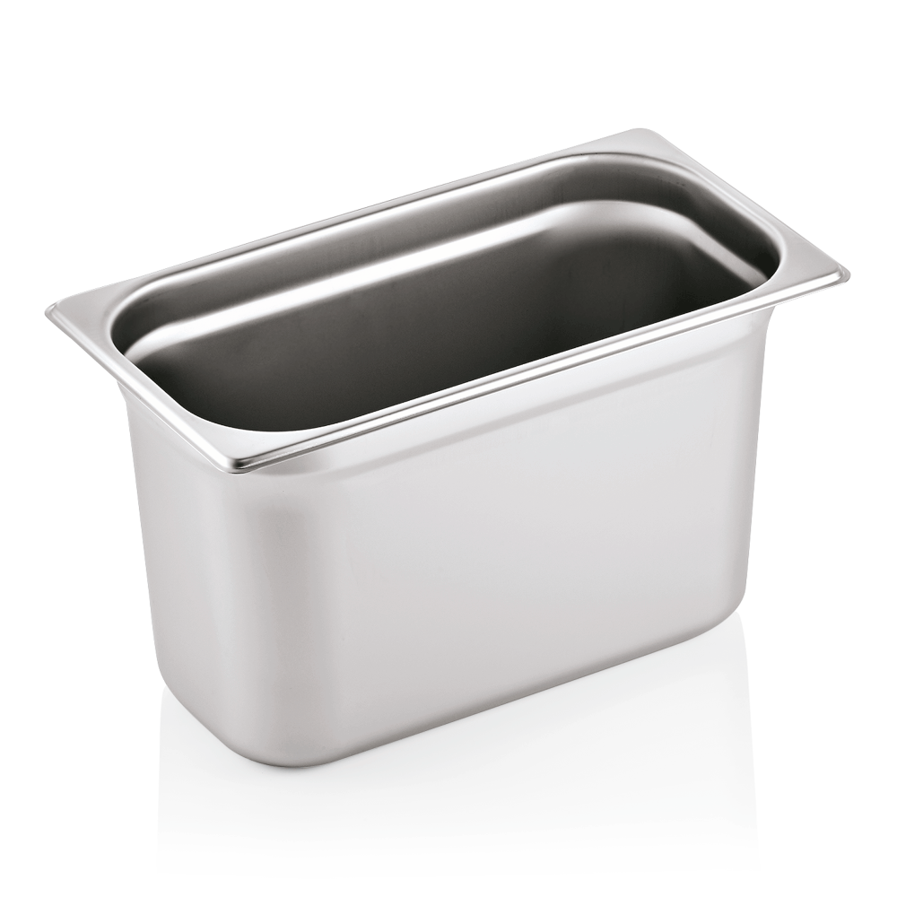 GN container 1/3 (stainless steel, 32.5 x 17.6 cm. + h20 cm., 7.3 l.)