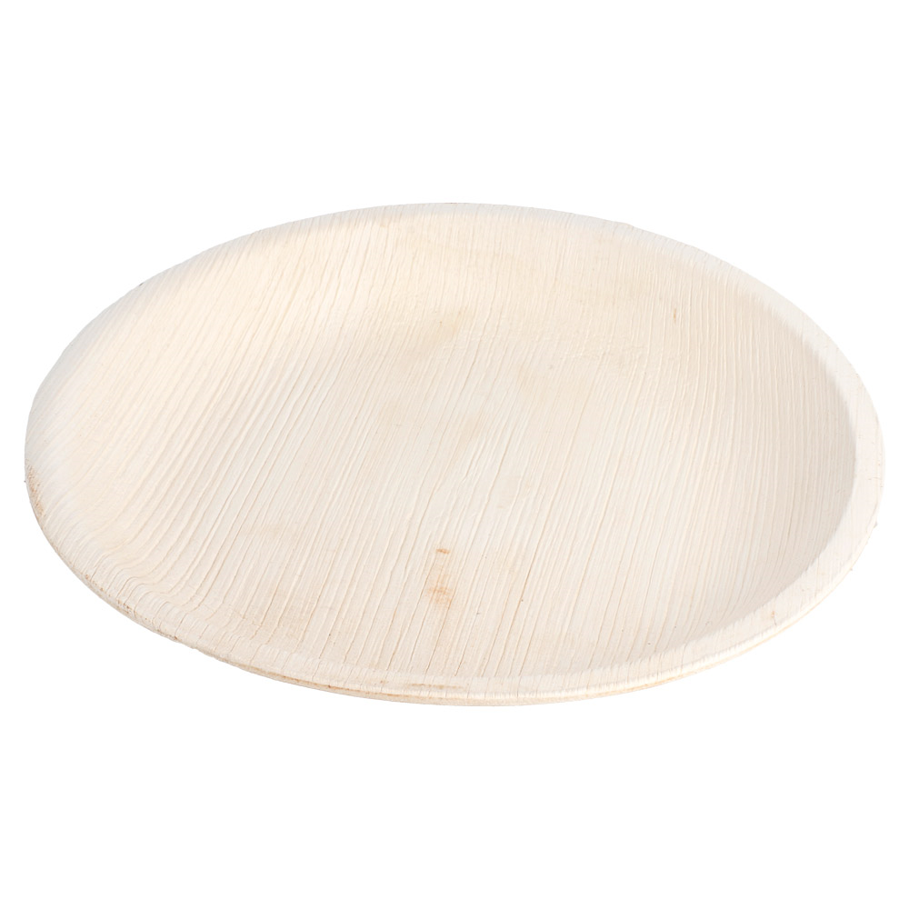 Disposable plate "ARECA" (palm leaves, Ø18 x h2 cm., 25 pcs.)