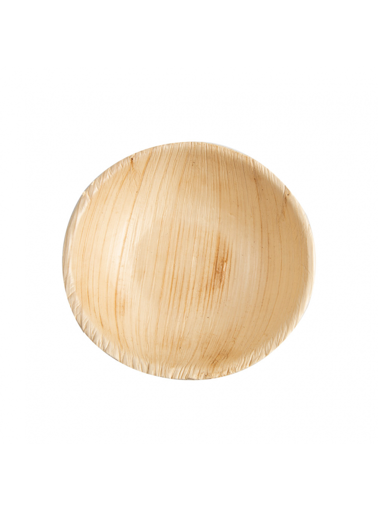 Vienkartinė lėkštė „ARECA“ (palmių lapų, Ø9,6 x h2,5 cm., 25 vnt.)