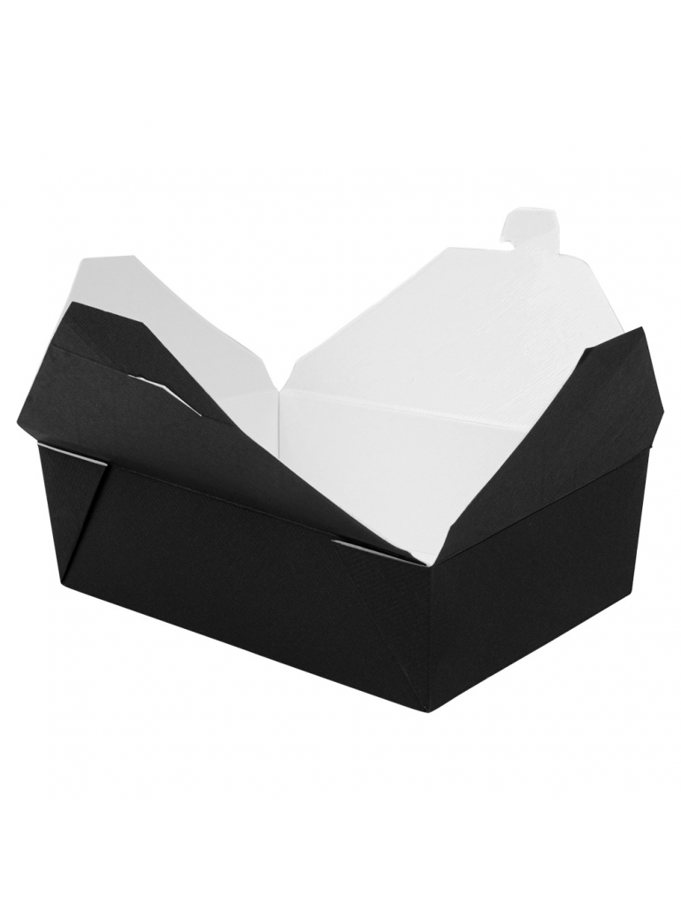 Dėžutė THEPACK Amerika (juoda, 1980 ml., 50 vnt.)