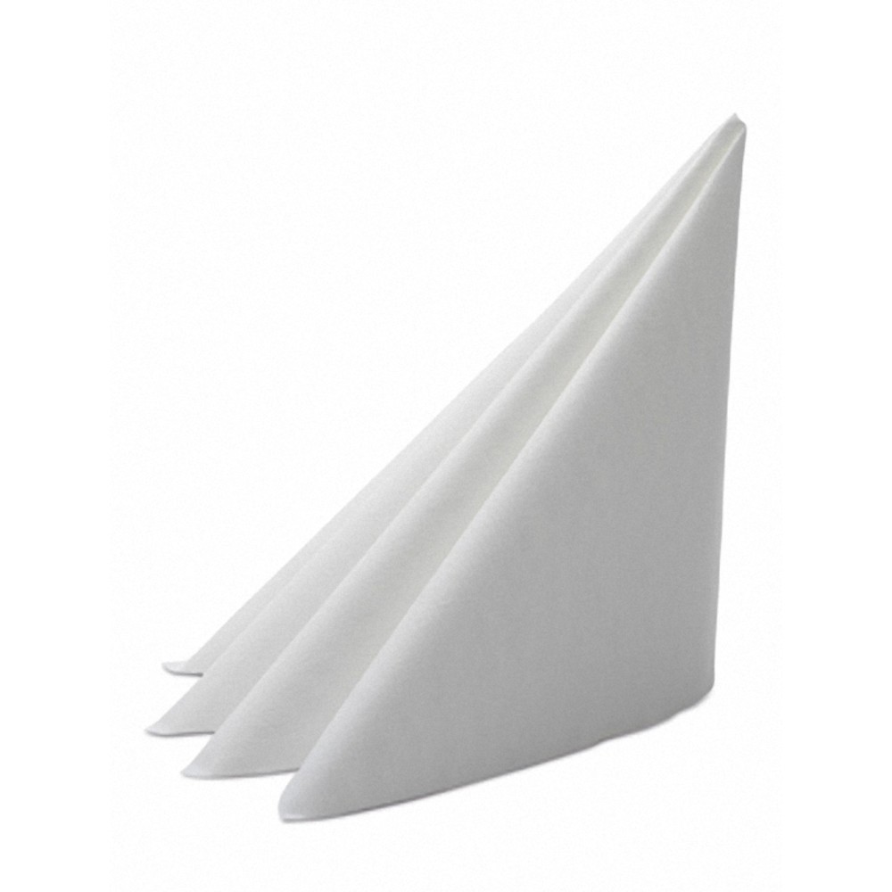 Servetėlės baltos AIRLAID 40x40 cm., 100 vnt.