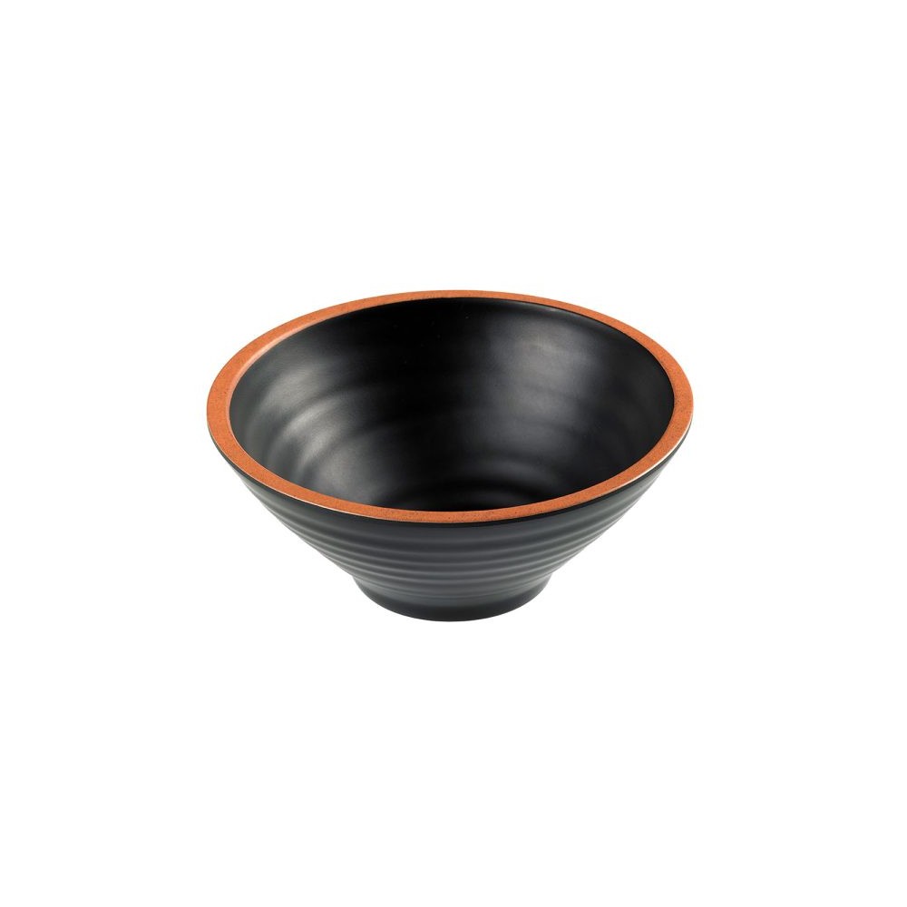 Bowl black melamine 18.4 x 7.5 cm. 800 ml Bowl black melamine 18.4 x 7.5 cm. 800 ml