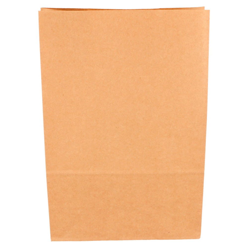 Maišelis be rankenų su dugnu (rudas, 32+20x33 cm., 250 vnt.)