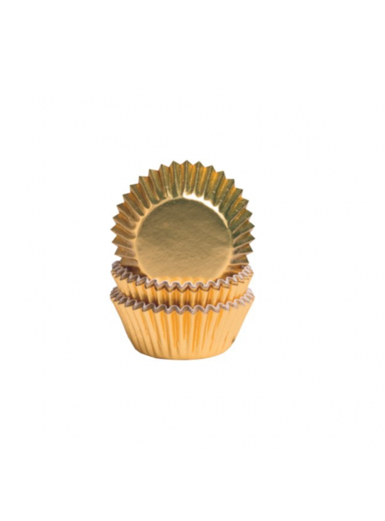 Baskets for baking paper golden Ø50 x h38 mm., 40 pcs.