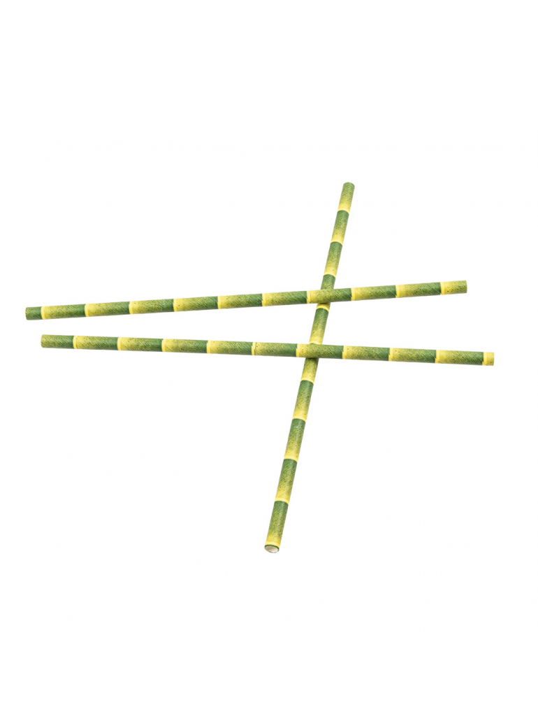 Šiaudeliai „BAMBOO“ (Ø0,6 x h21 cm., 250 vnt.)