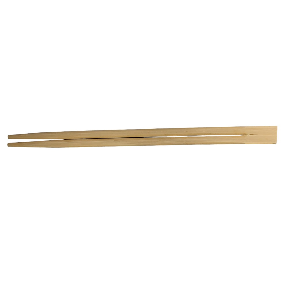 Disposable bamboo chopsticks, packed (21 cm., 100 pcs.)