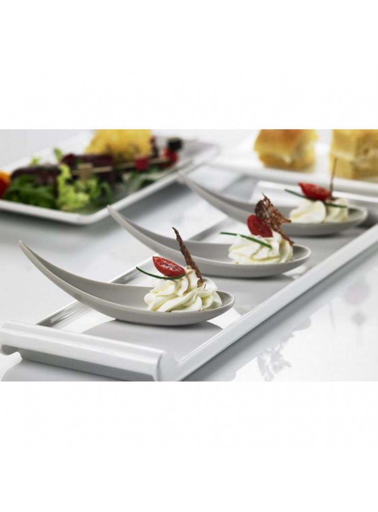 Šaukštas Finger Food 15,3 x 4,7 x 5 cm., pilkas, melamino