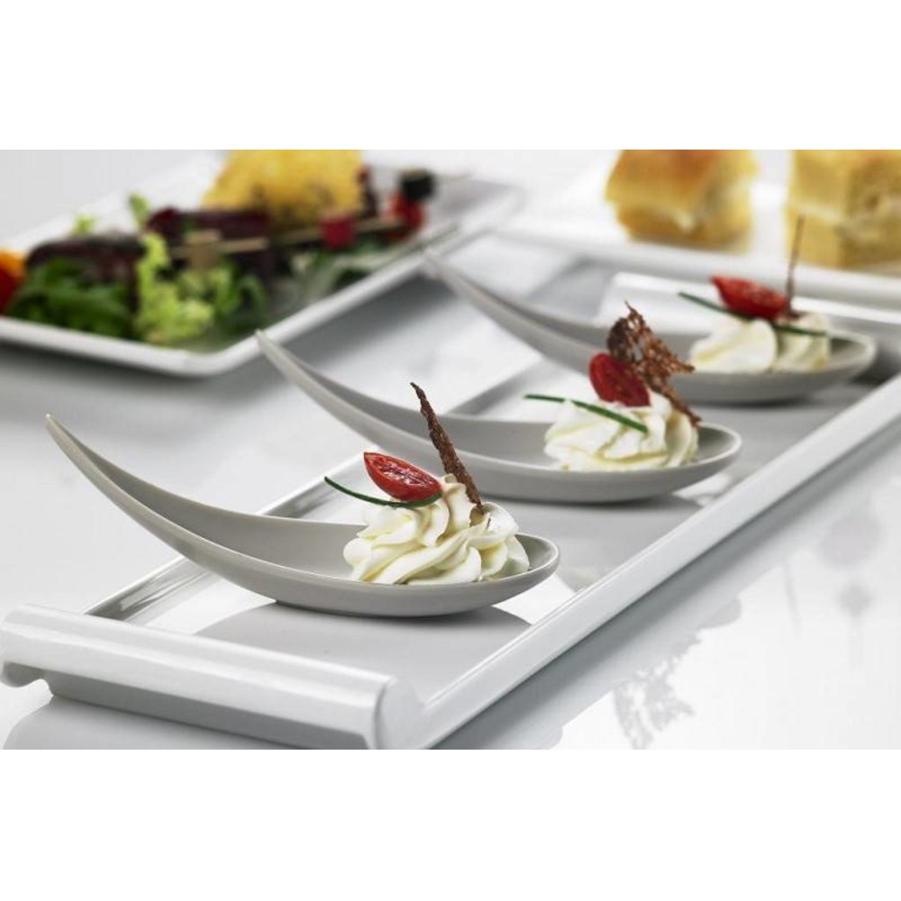 Šaukštas Finger Food 15,3 x 4,7 x 5 cm., pilkas, melamino
