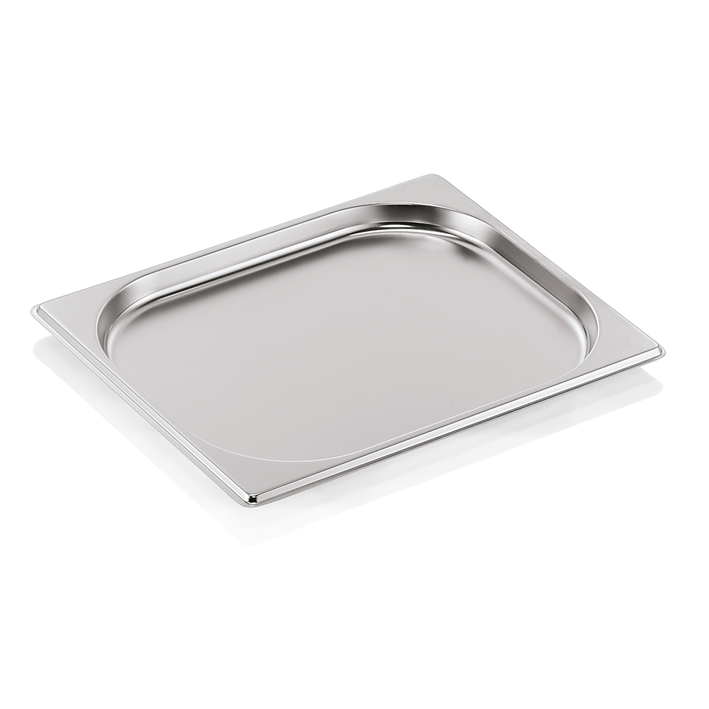 GN containers 1/2 (stainless steel, 32.5 x 26.5 + h2 cm., 1.25 l.)