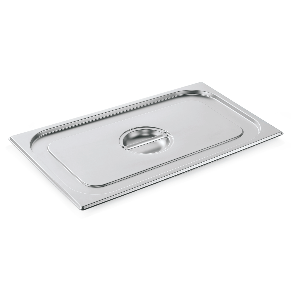 Lid for 1/1 container. Stainless steel. Lid for 1/1 container. Stainless steel.
