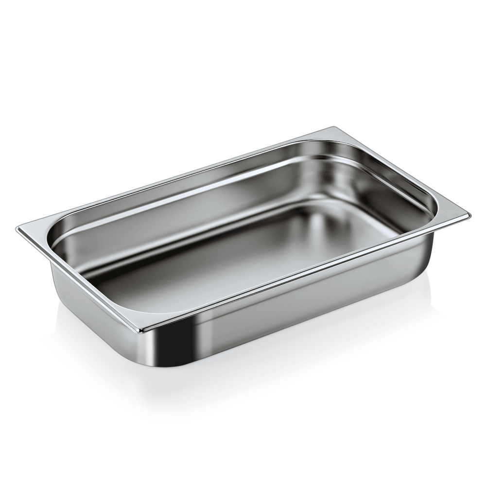 GN container 1/1 (stainless steel, 53 x 32.5 + h10 cm., 13 l.)