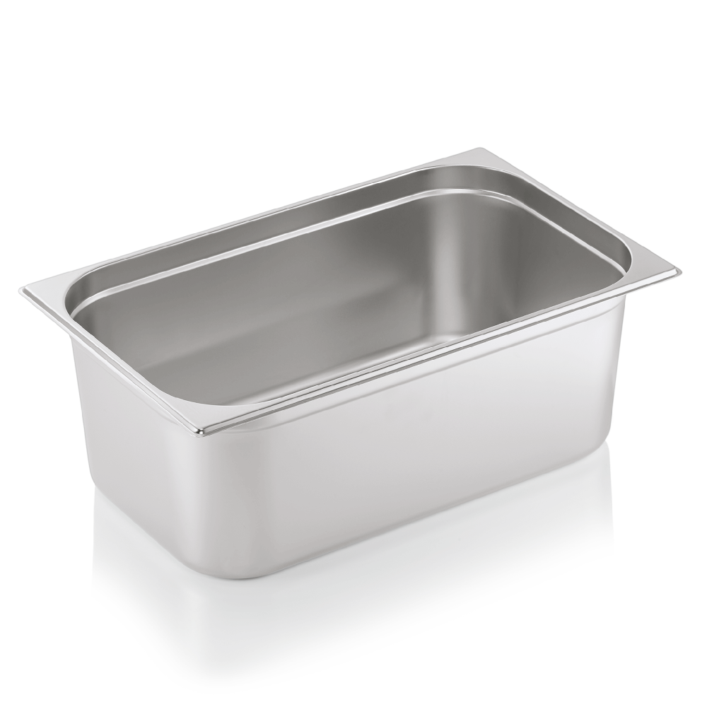 GN container 1/1 (stainless steel, 53 x 32.5 + h20 cm., 28 l.)