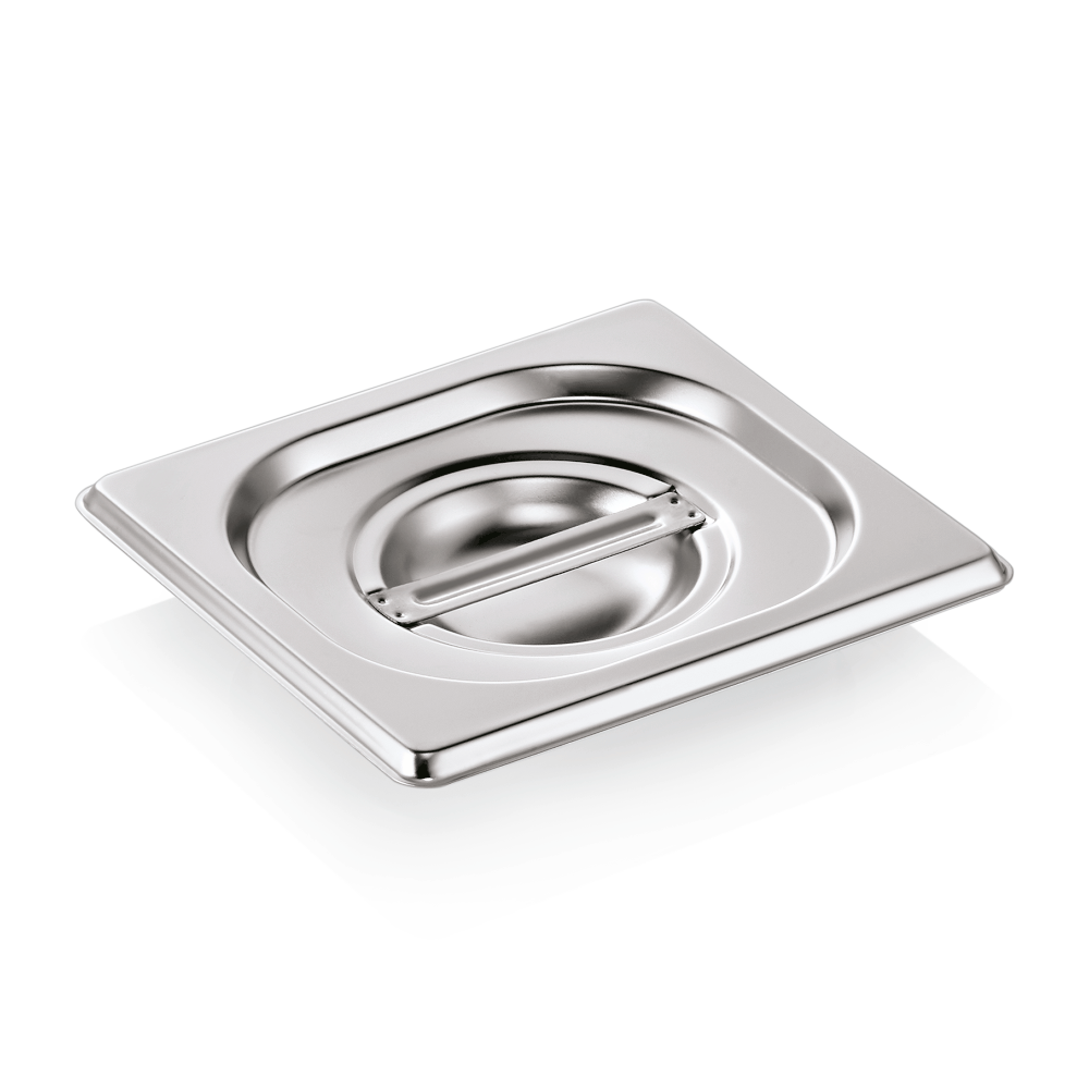 Lid for 1/6 container. Stainless steel. Lid for 1/6 container. Stainless steel.