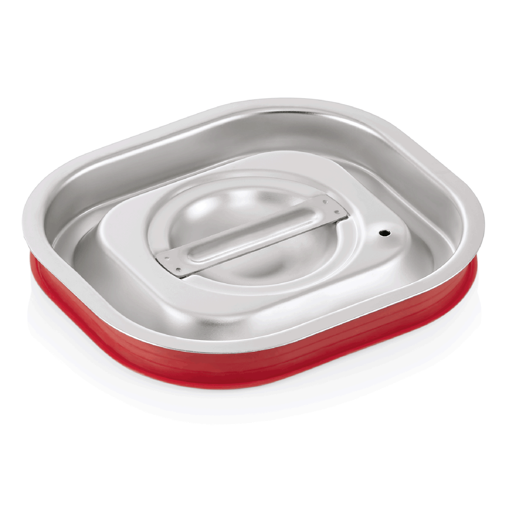 Lid for GN 1/6 container. Sealed, stainless steel. Lid for GN 1/6 container. Sealed, stainless steel.