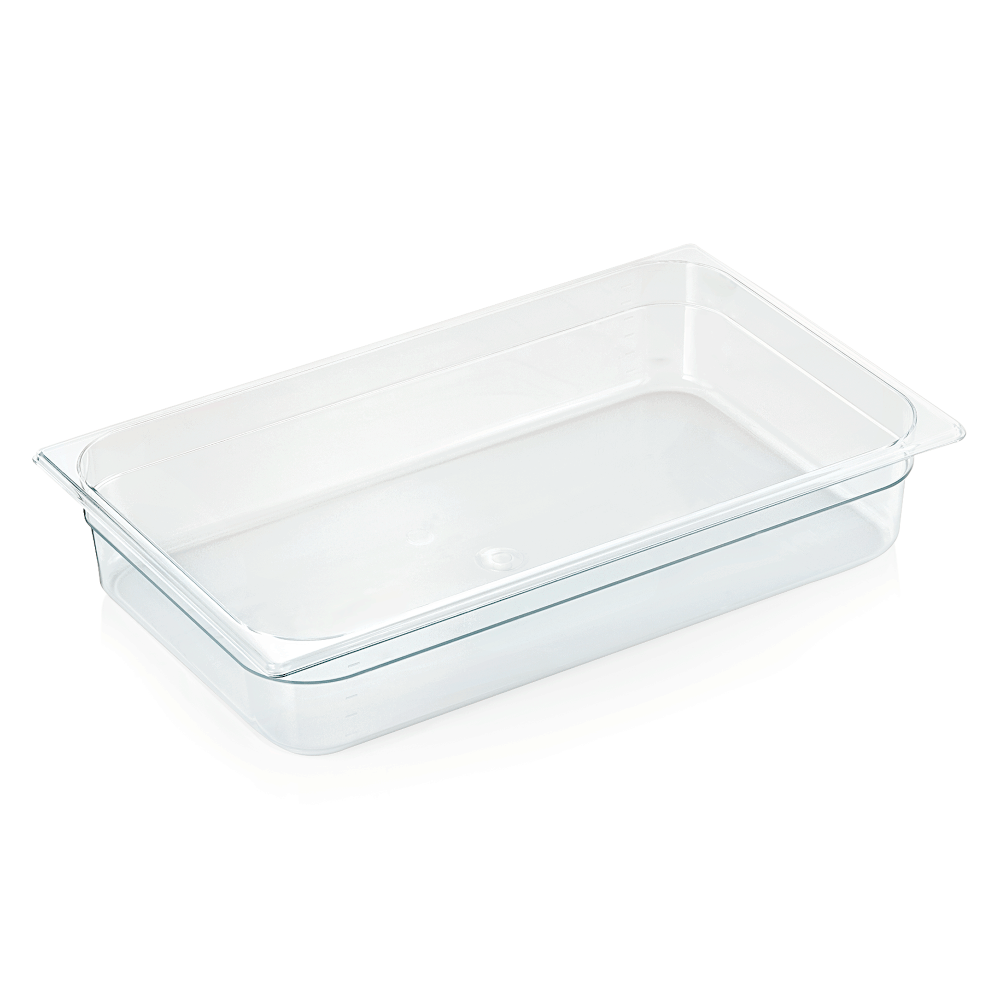 GN container 1/1 (PC, transparent, 53 x 32.5 +h10 cm., 14 l.) GN container 1/1 (PC, transparent, 53 x 32.5 +h10 cm., 14 l.)