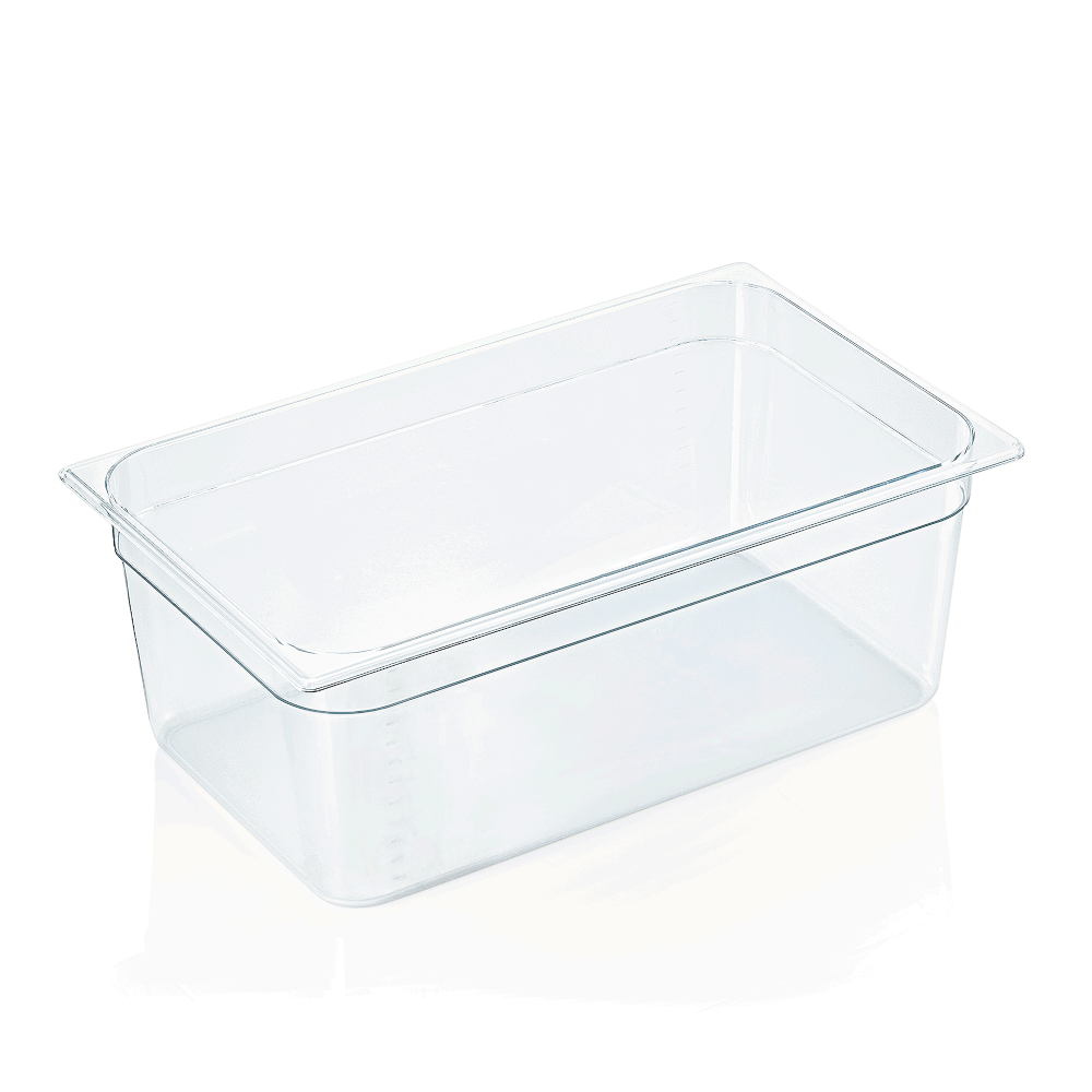 GN container 1/1 (PC, transparent, 53 x 32.5 + h20 cm., 26 l.) GN container 1/1 (PC, transparent, 53 x 32.5 + h20 cm., 26 l.)