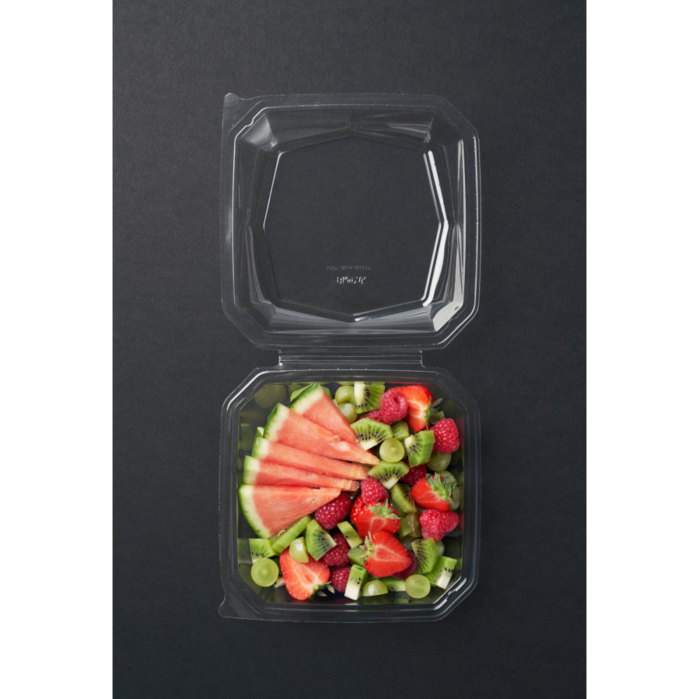 Vienkartinis indelis salotoms 625 ml. su dangteliu, 1 vnt.