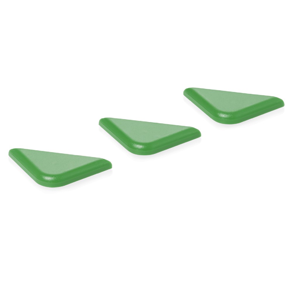 HACCP Marker for GN containers. Triangular. Plastic, green.