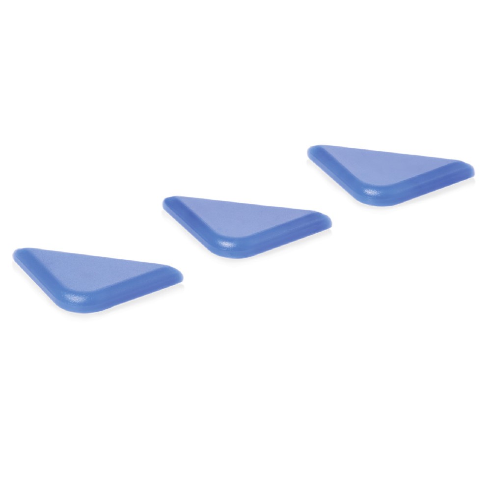 HACCP Marker for GN containers. Triangular. Plastic, blue.