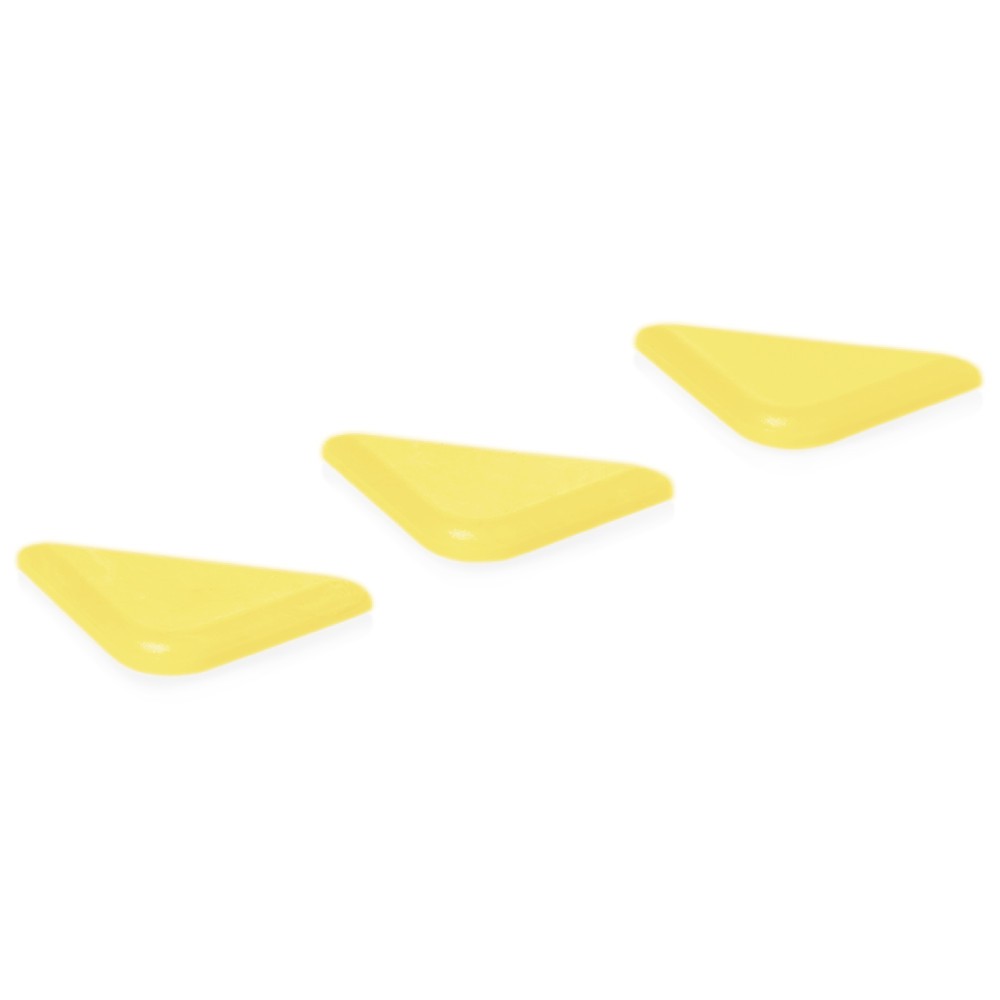 HACCP Marker for GN containers. Triangular. Plastic, yellow.