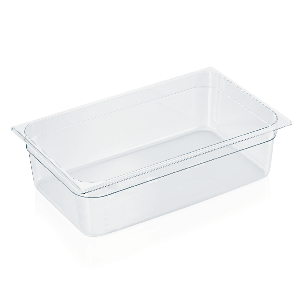 GN container 1/1 (PP, transparent, 53 x 32.5 + h15 cm., 20 l.) GN container 1/1 (PP, transparent, 53 x 32.5 + h15 cm., 20 l.)