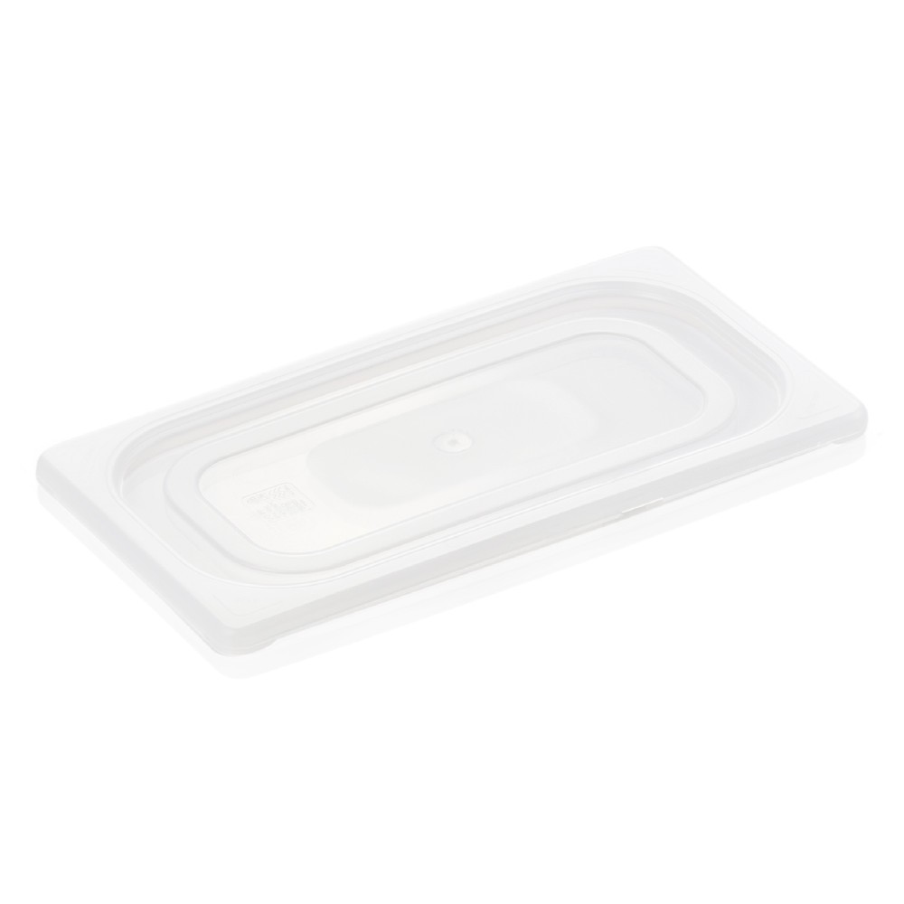 GN lid. 1/3 container, clear polycarbonate PC. GN lid. 1/3 container, clear polycarbonate PC.