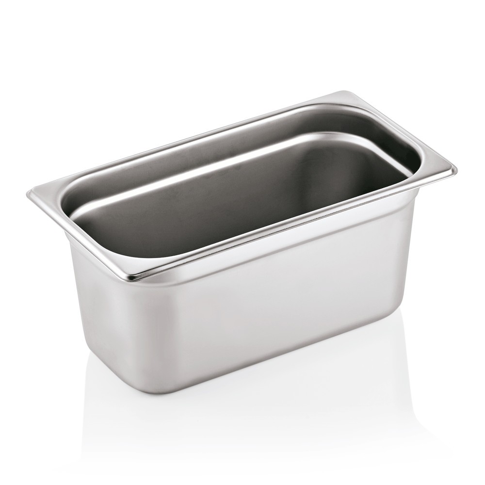 GN container 1/3 (stainless steel, 32.5 x 17.6 cm. + h15 cm., 5.7 l)