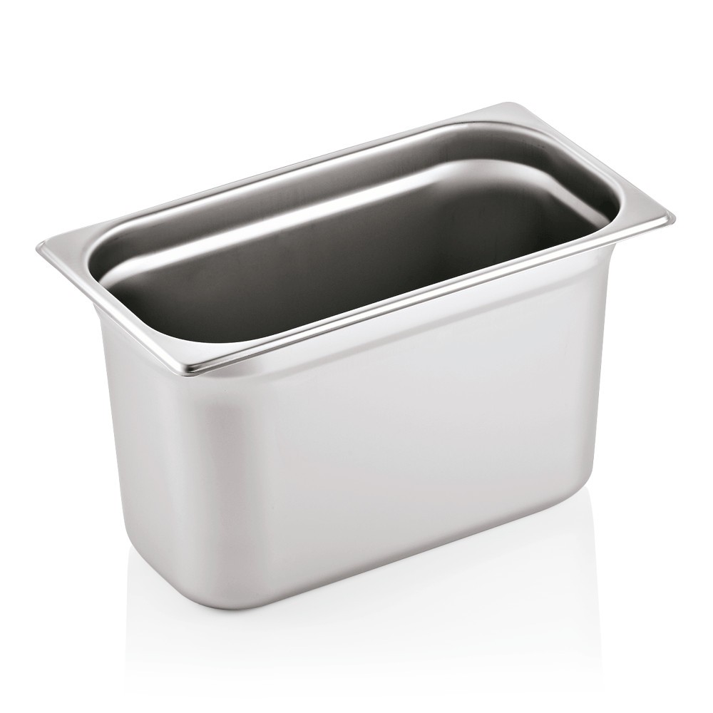 GN container 1/3 (stainless steel, 32.5 x 17.6 cm. + h20 cm., 7.3 l.)