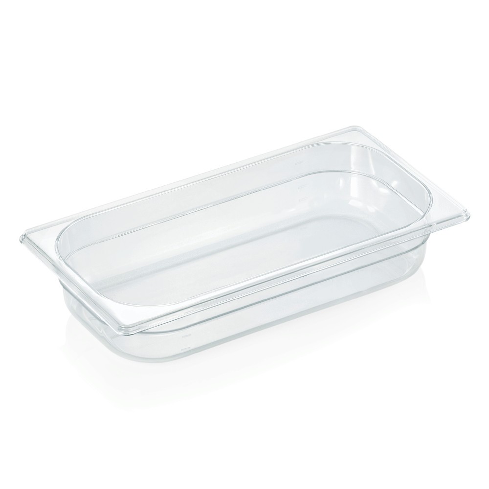 GN container 1/3 (PC, 32.5 x 17.6 + h6.5 cm., 2.5 l.)